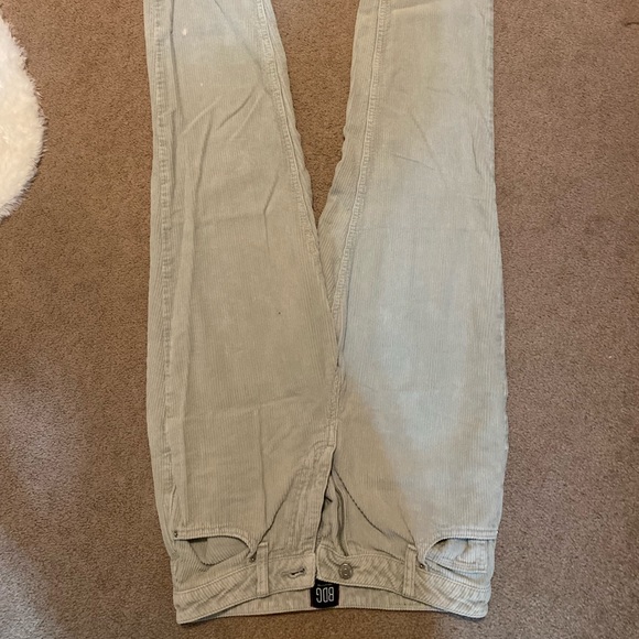 Super soft light green corduroy jeans - Picture 2 of 5